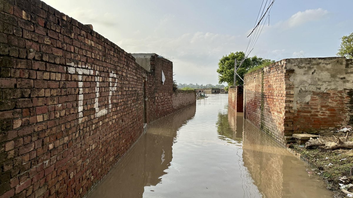 Imagen de las inundaciones en la localidad Chand Singh Wala en Pakistán, a principios de septiembre.
