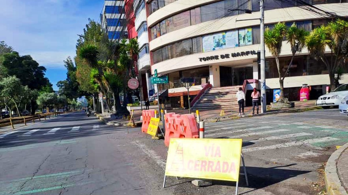 La Epmmop interviene la calle Iñaquito, desde av. Atahualpa hasta av. Amazonas, en el sector La Carolina.