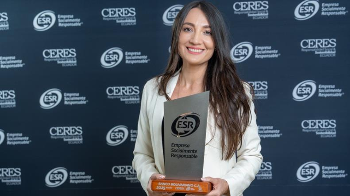 Banco Bolivariano recibió el distintivo de Empresa Socialmente Responsable