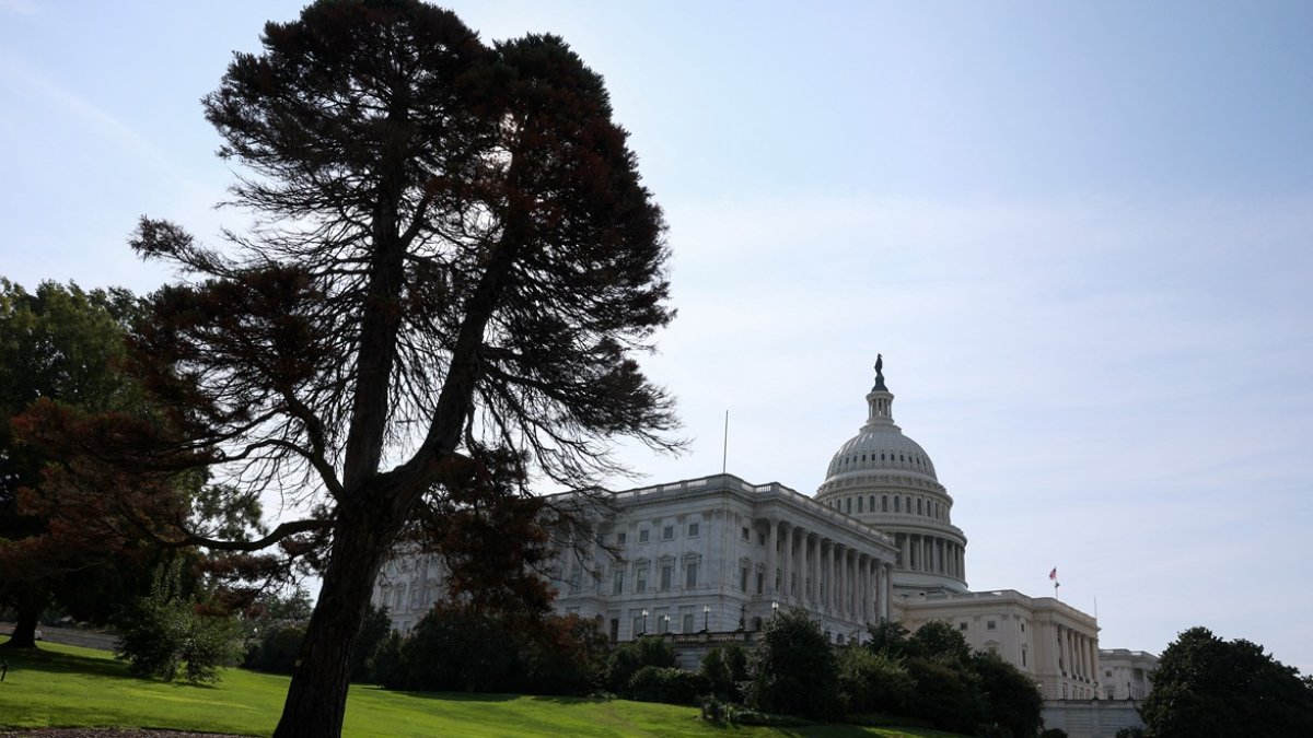 Vista del Capitolio de los Estados Unidos el 23 de septiembre de 2025 en Washington, D.C.