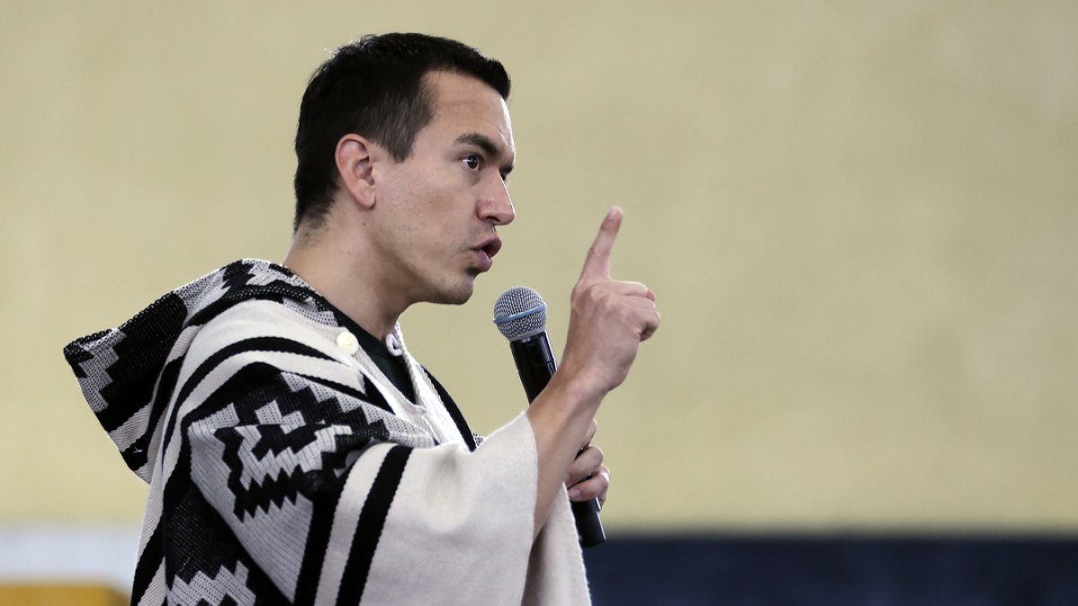 Foto de archivo del presidente de Ecuador, Daniel Noboa