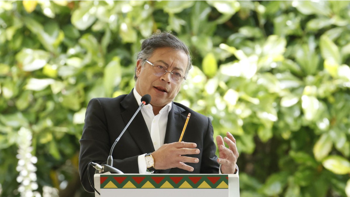 El presidente de Colombia, Gustavo Petro, en una foto de archivo.