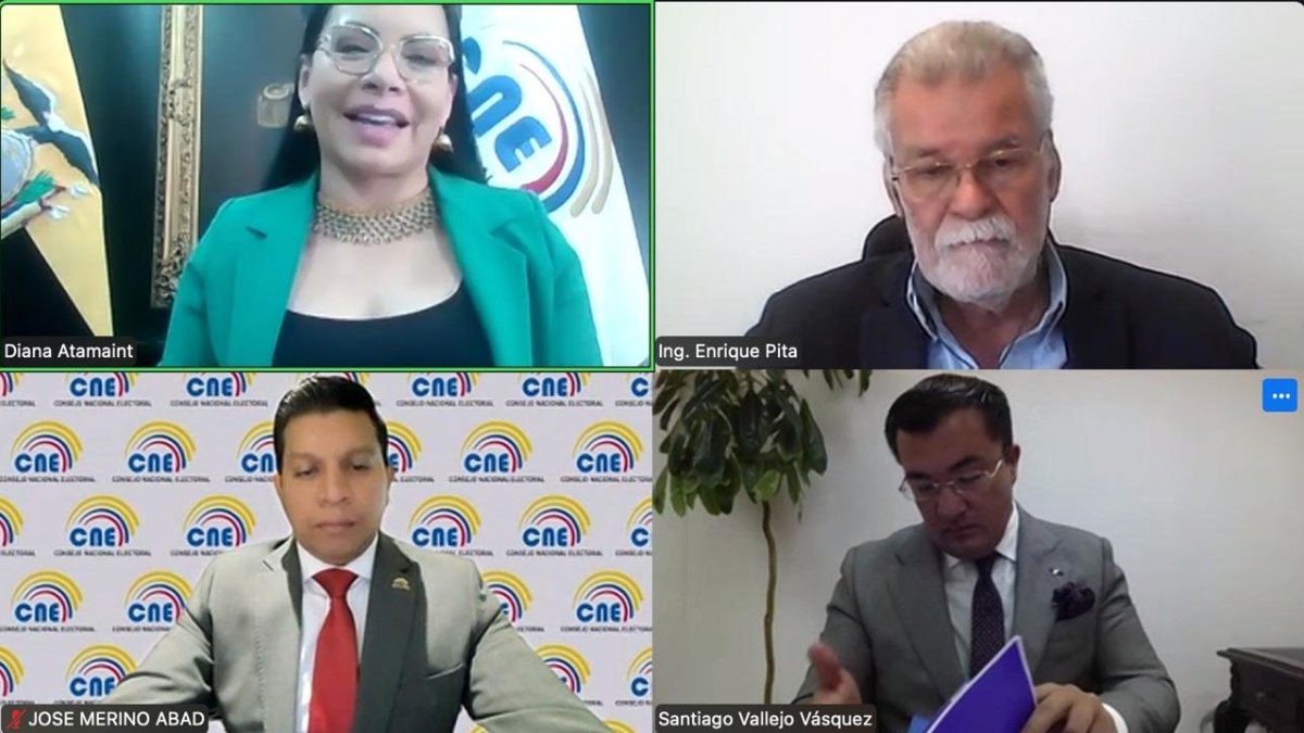 El pleno del Consejo Nacional Electoral suele sesionar de manera virtual.