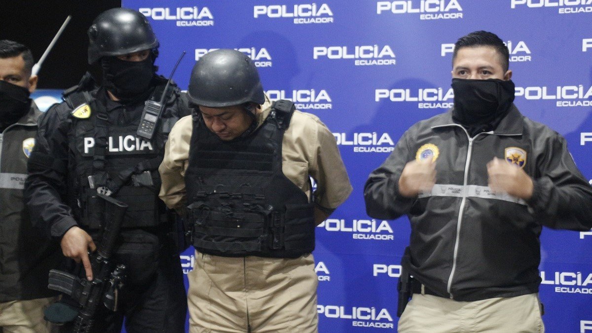 Alias Fede fue capturado en Medellín, Colombia, y está encarcelado en La Roca, en Guayaquil.