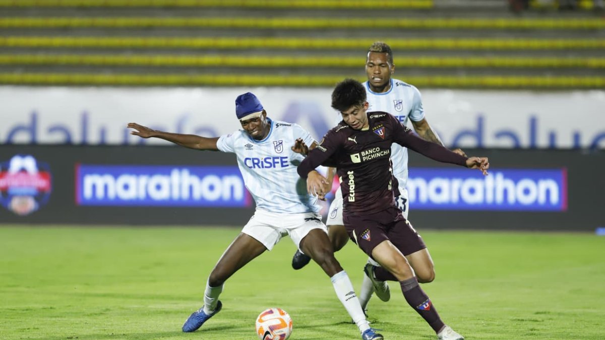 Universidad Católica y Liga de Quito empataron en el estadio Atahualpa.