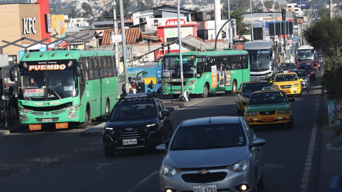 El crecimiento del tráfico promedio anual en Tumbaco es del 4,3 %, mientras que en Cumbayá es del 7,8 %.