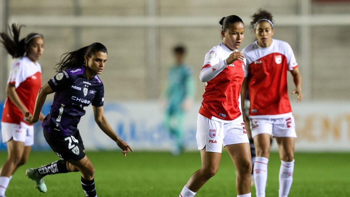 El equipo femenino de Independiente del Valle se enfrentó a Santa Fe (F) en la Copa Libertadores.