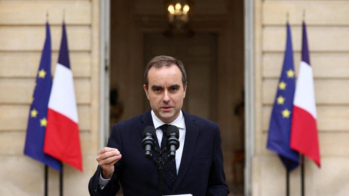 El primer ministro saliente francés, Sebastien Lecornu, en París, el 6 de octubre de 2025.
