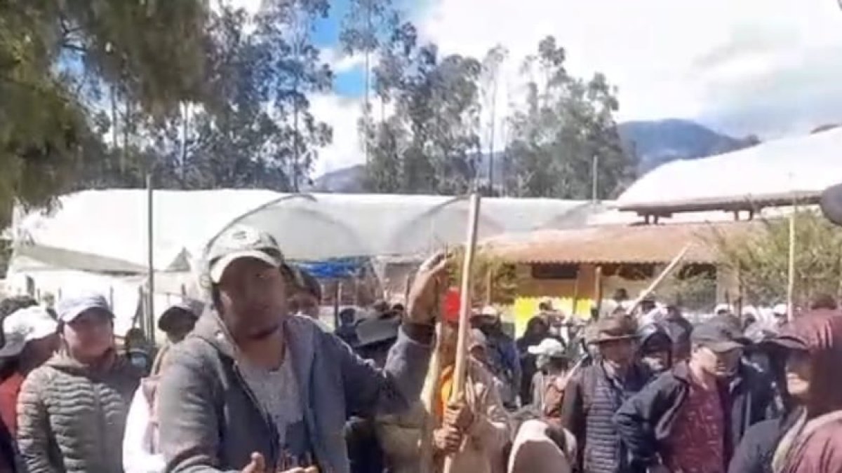 La Policía Nacional de la Zona 1, a la que pertenece Imbabura, que fue difundido por el Ministerio del Interior, en el hecho no se reportó ni altercados ni heridos.