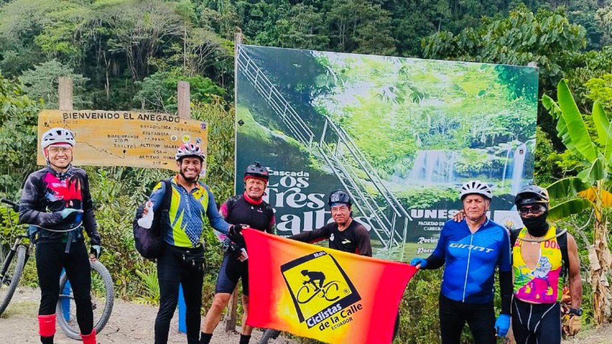 El grupo urbano llegó a Manabí para disfrutar de la naturaleza