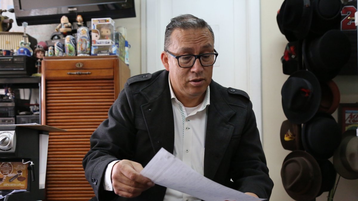 Néstor Marroquín aseguró que tenía más de 450.000 firmas para la revocatoria de Pabel Muñoz.