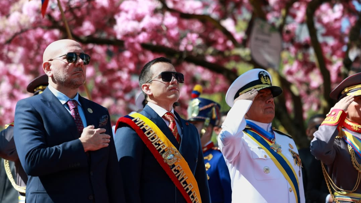 Daniel Noboa, presidente de Ecuador.