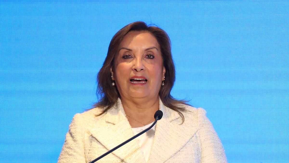 La destituida presidenta de Perú Dina Boluarte, en una imagen de archivo.