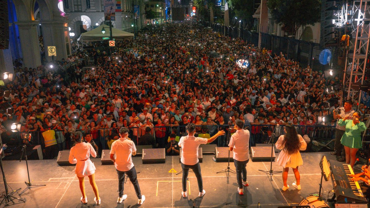 Concierto en el Malecón 2000.