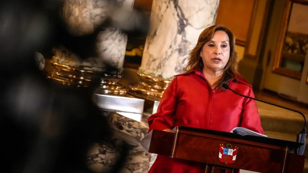 Fotografía de archivo de la destituida presidenta de Perú, Dina Boluarte.