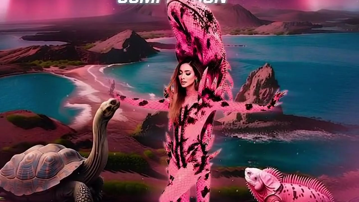 Samantha Quenedit presenta su National Costume.