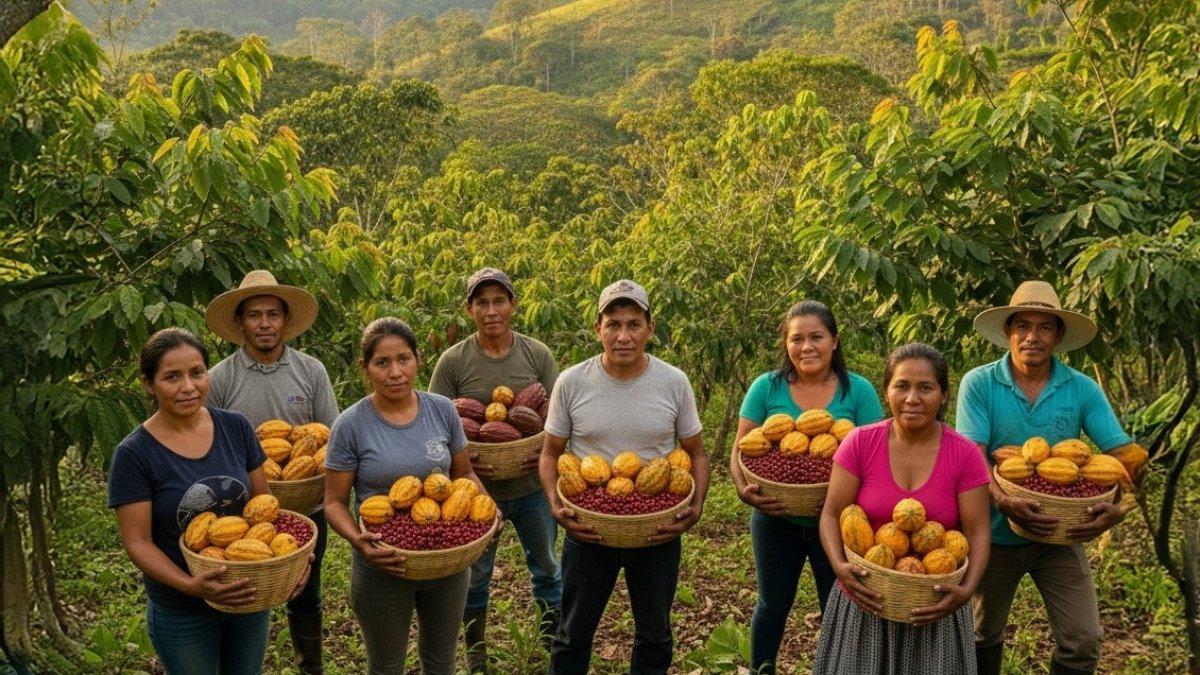 Agrocalidad buscar registrar más de 100.000 productores de cacao y café en el sistema GUIA, hasta diciembre.