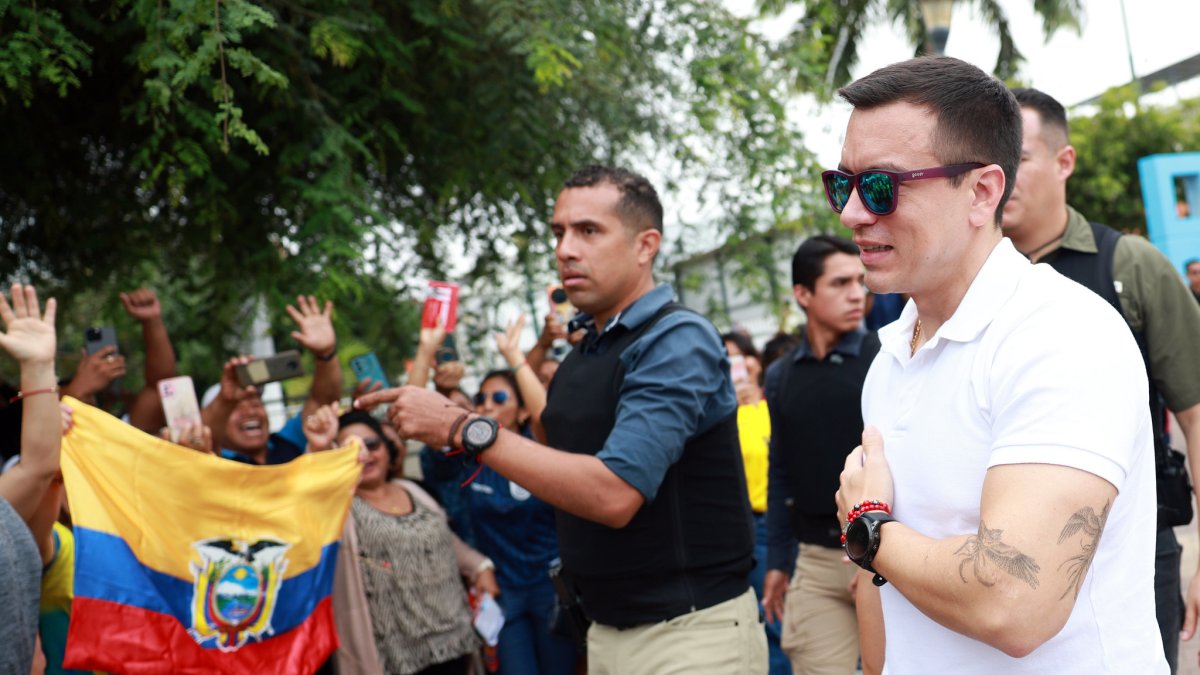 El presidente Daniel Noboa realiza agenda en territorio.