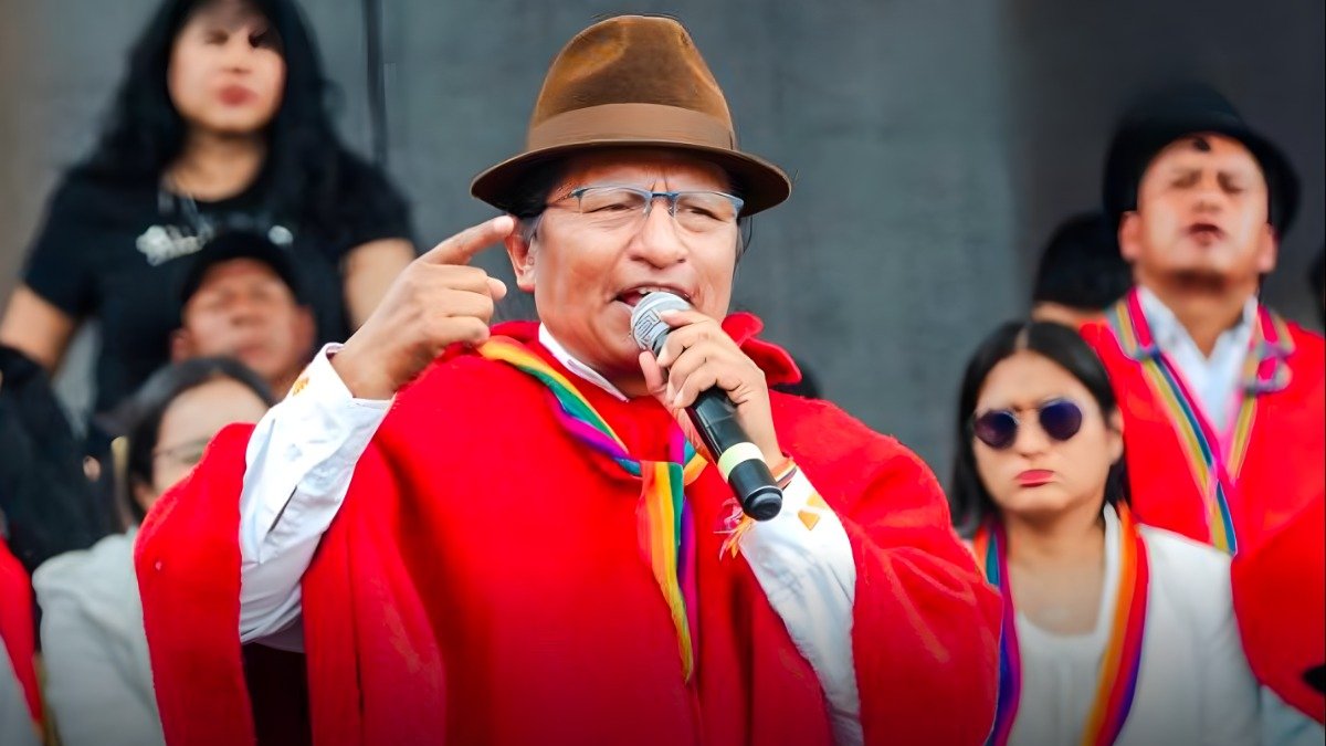 Guillermo Churuchumbi, actual coordinador nacional de Pachakutik