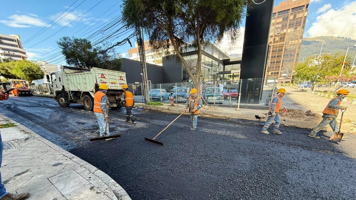 En la misma zona se intervino entre la avenida Amazonas y Naciones Unidas.