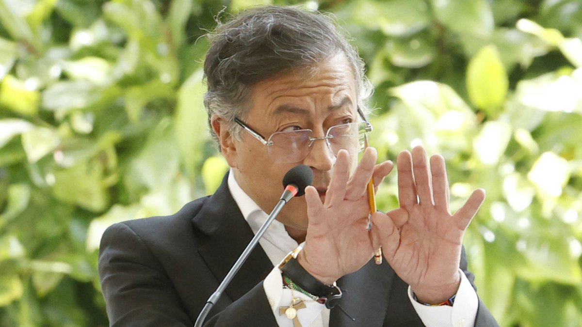El presidente de Colombia, Gustavo Petro.