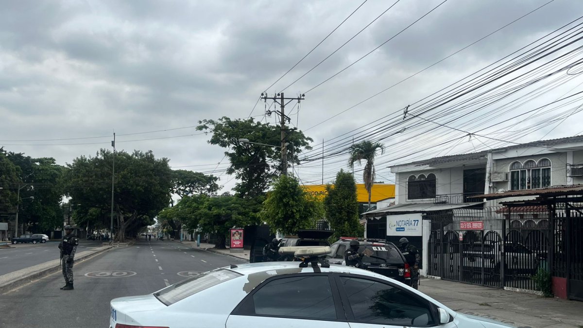 La Policía Nacional descartó la presencia de un artefacto explosivo en la avenida Vicente Trujillo.