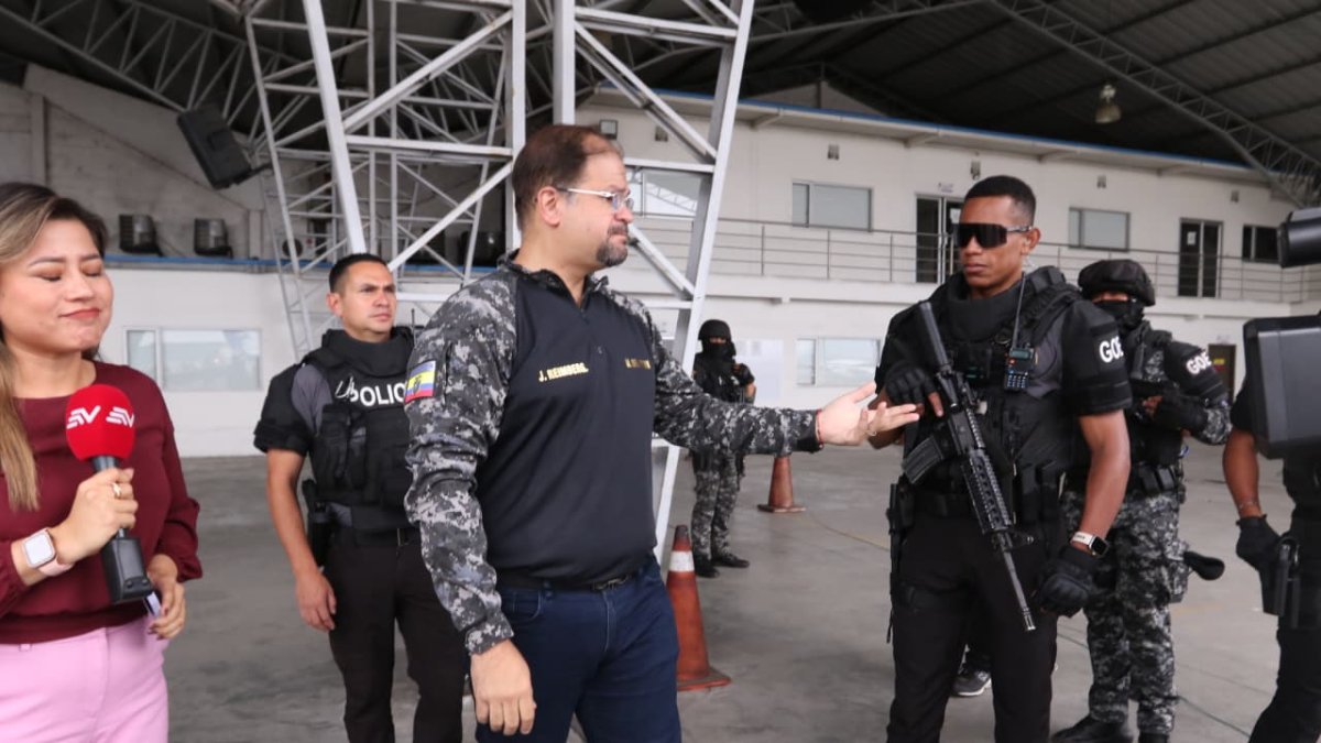 El ministro del Interior, John Reimberg, se refirió a los allanamientos en las oficinas de la Agencia de Tránsito y Movilidad (ATM).