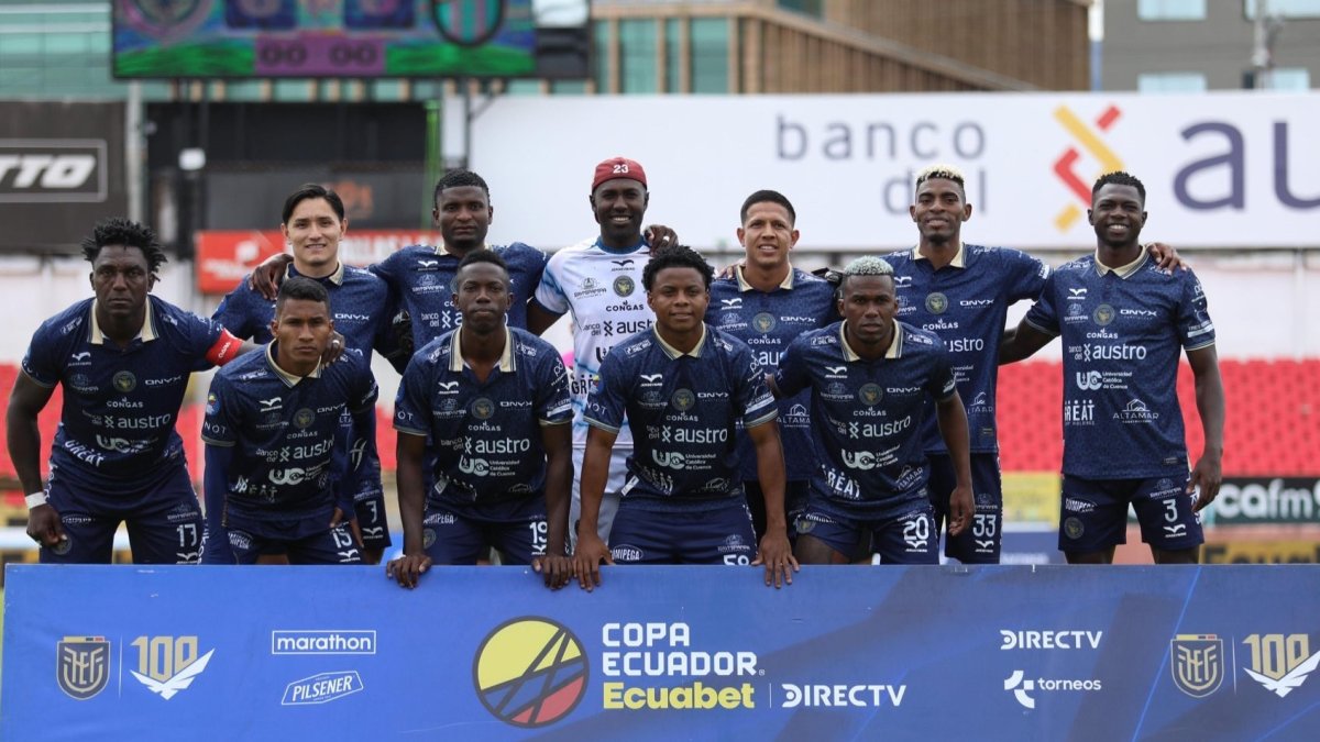 La plantilla semifinalista del Cuenca Juniors en la Copa Ecuador 2025.