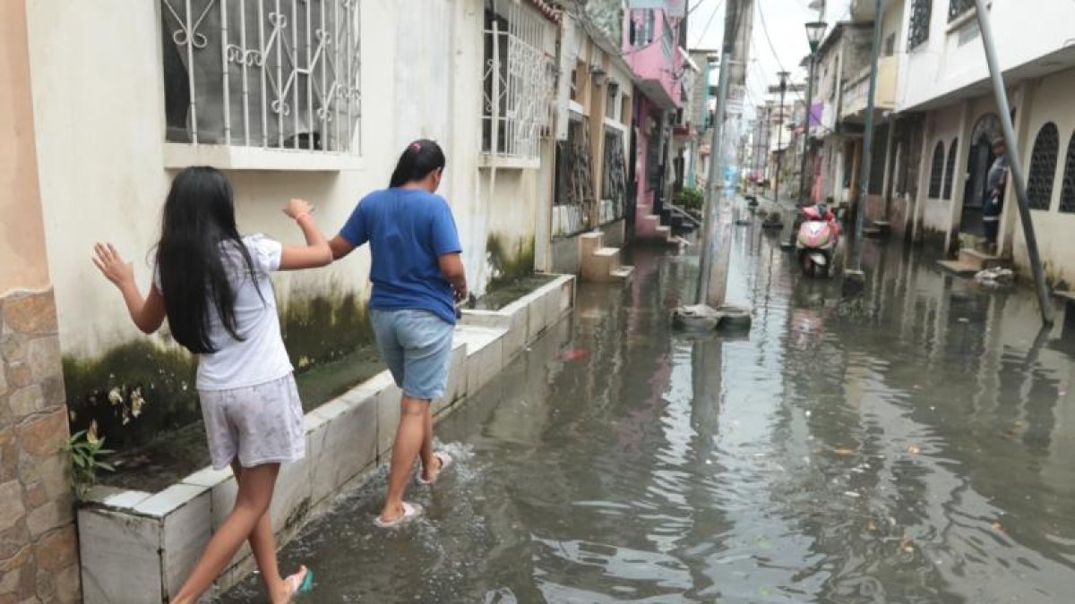 Varias zonas de la ciudad se inundan con facilidad.