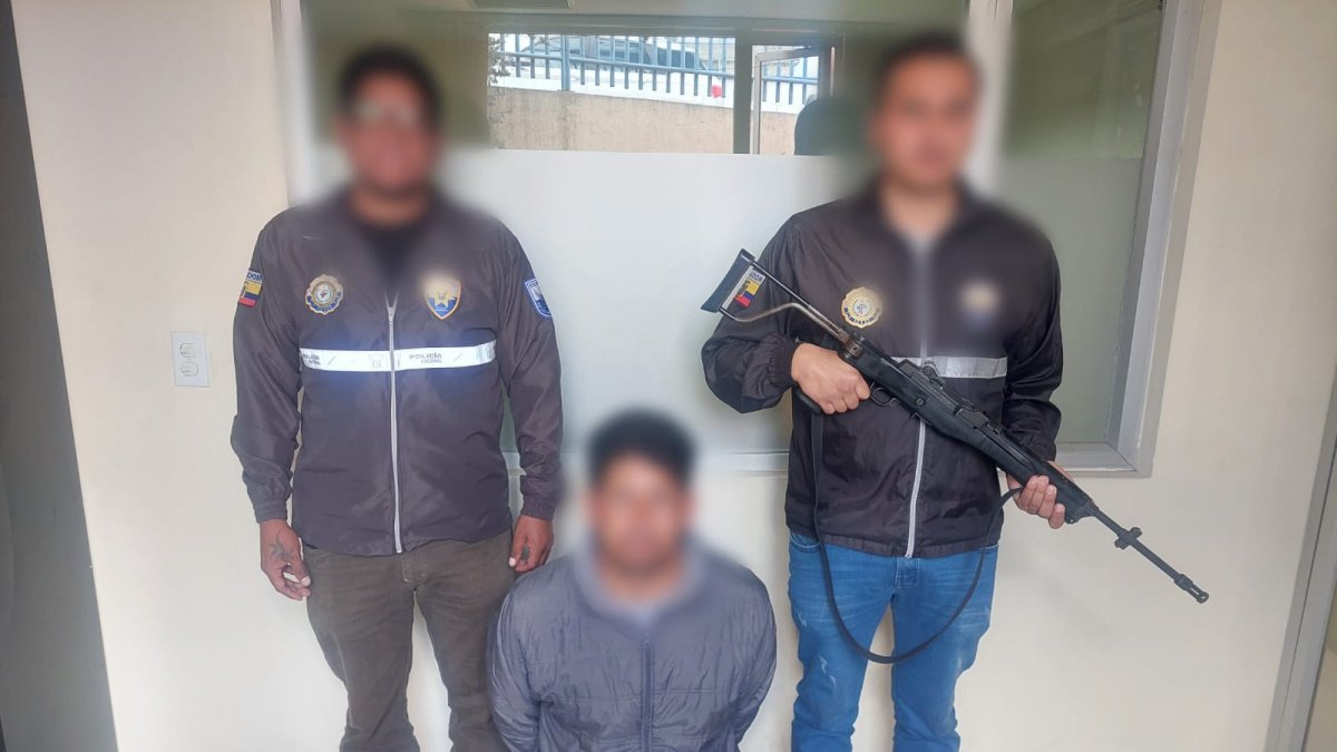 El sospechoso fue detenido días después del crimen en el sector de Atucucho, en el norte de Quito.
