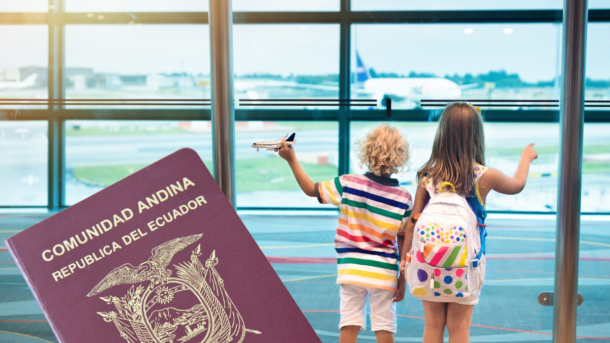 Sacar el pasaporte ecuatoriano a un menor no es complicado.