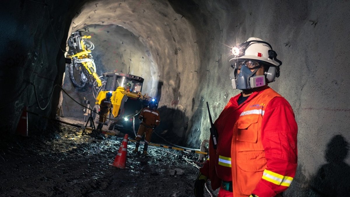 Los trabajos de explotación minera en Ecuador.
