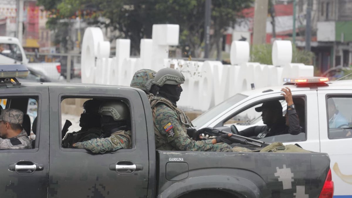 Más de 1.000 militares llegaron este 27 de octubre a Durán como parte de las acciones del Gobierno Nacional para combatir la inseguridad.