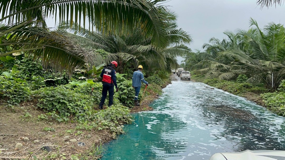 Agricultores alertan, que además de contaminación en los ríos, hay daños en sus cultivos y animales.