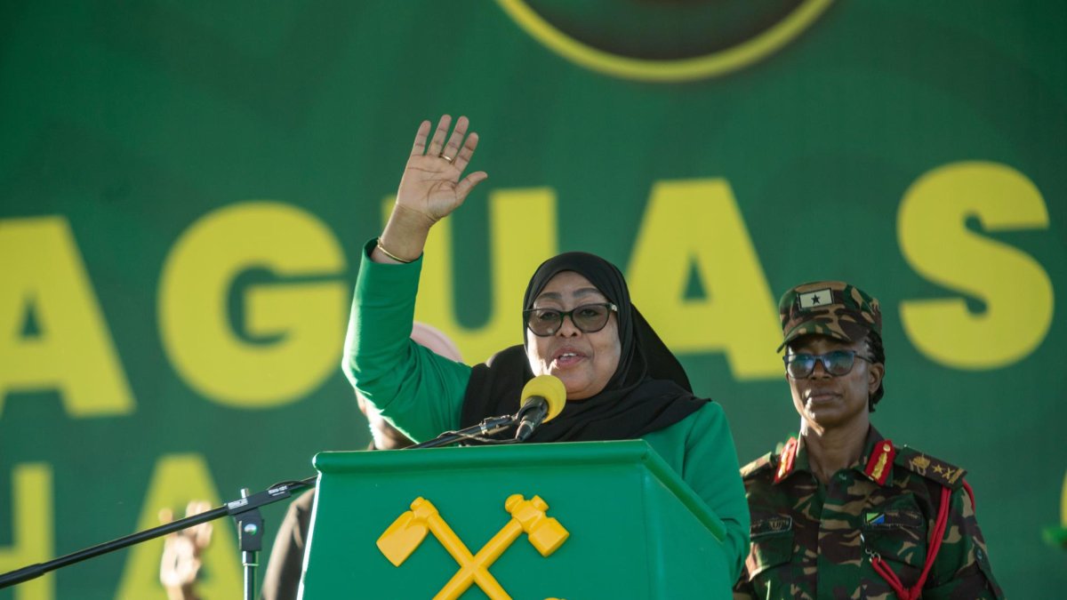 La presidenta de Tanzania, Samia Suluhu Hassan, en una imagen de archivo.