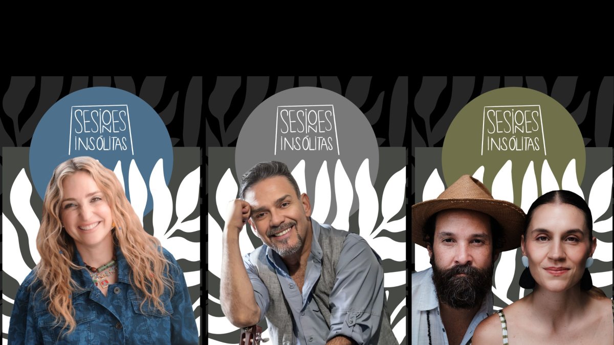 Mirella Cesa,Pancho Terán junto a Madrigal y Ricardo Pita.