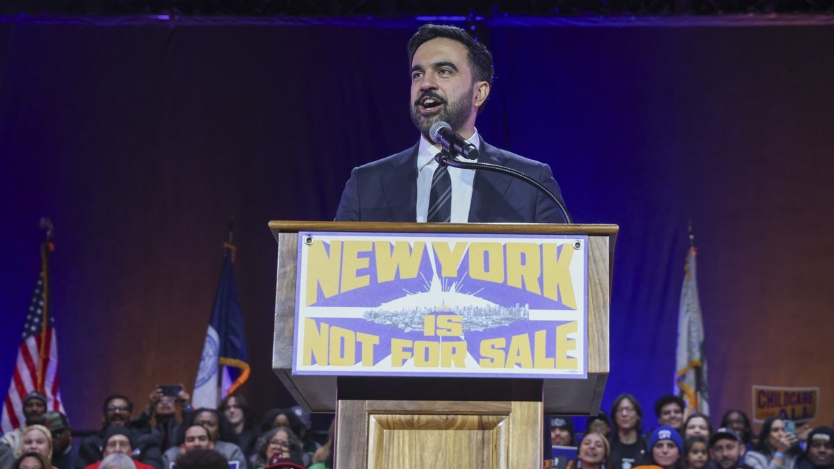 El candidato demócrata a la Alcaldía de Nueva York, Zohran Mamdani.