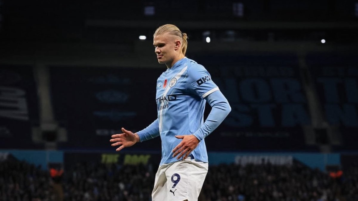 Erling Haaland es el goleador del Manchester City.