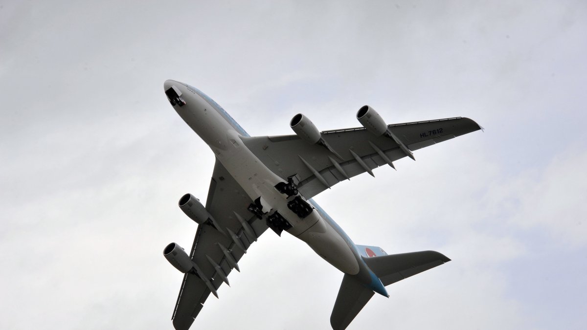 Una de los aviones de la empresa Airbus.
