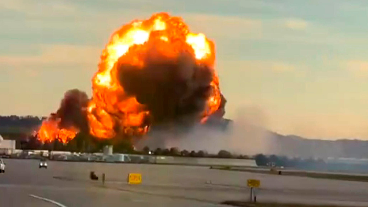 Un avión de carga de la empresa UPS se accidentó antes durante el despegue en Estados Unidos.