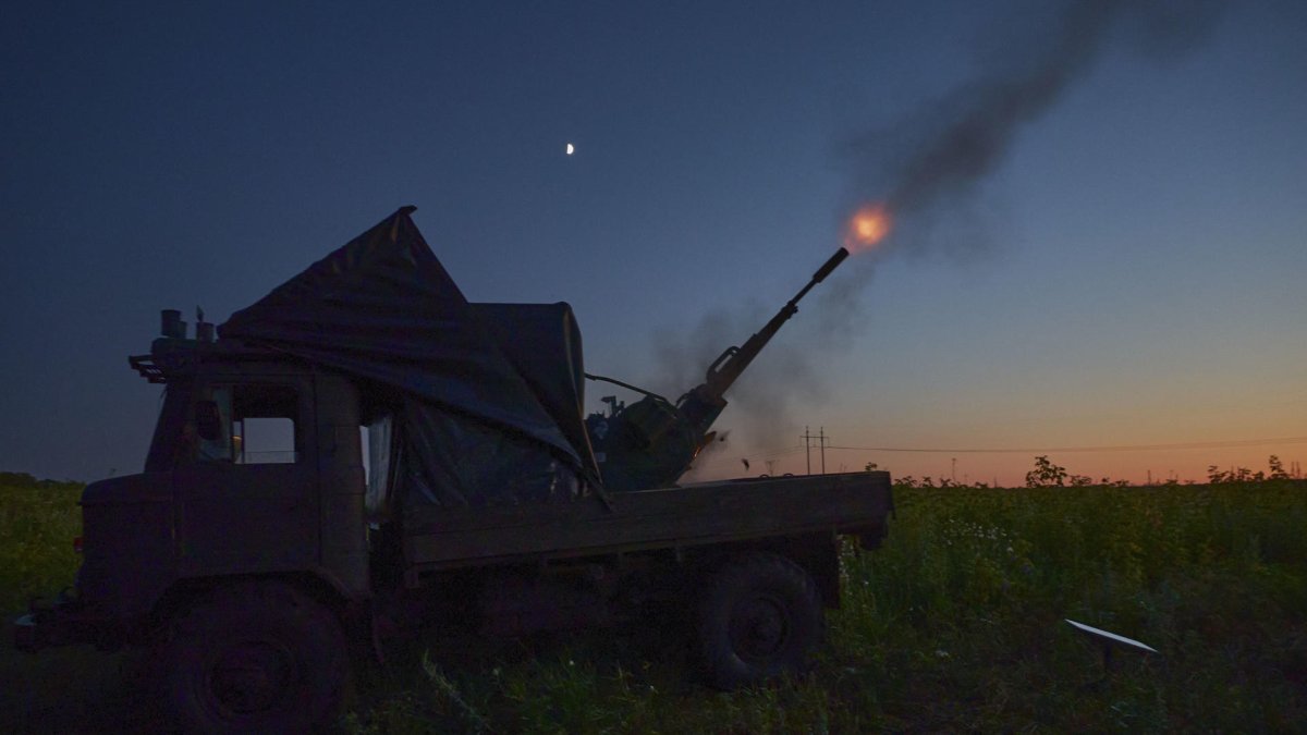En la imagen, el Zu-22-3, un cañón aéreo de la era soviética empleado para derribar drones kamikaze 