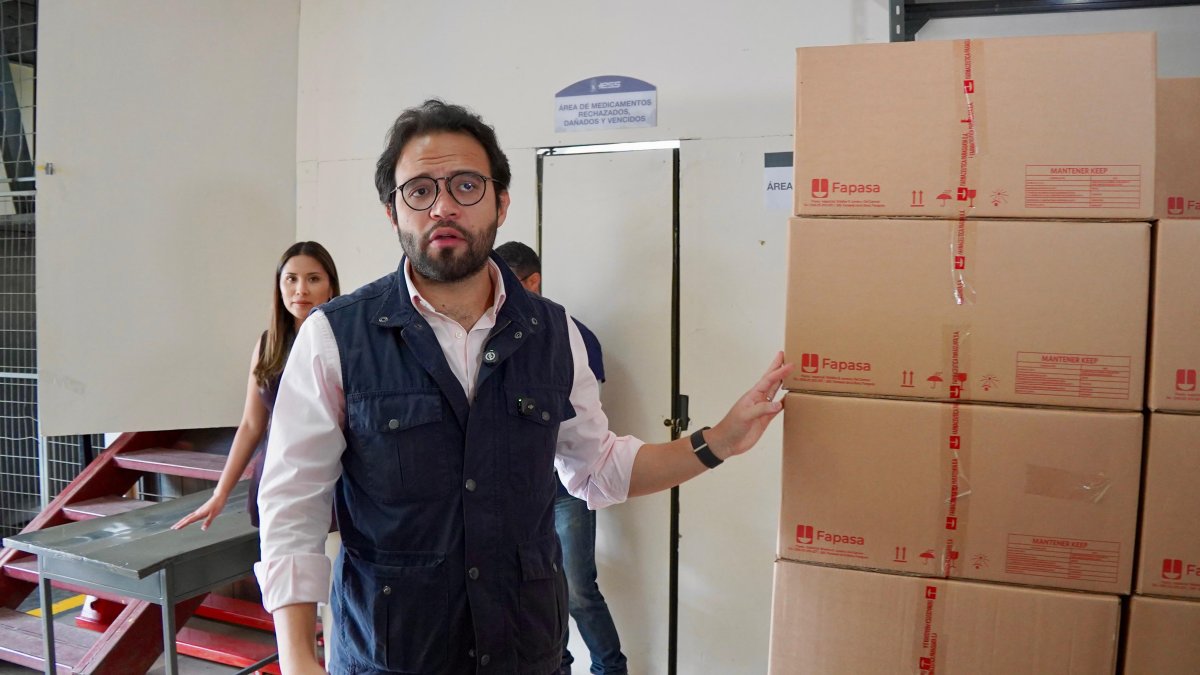 El presidente del Consejo Directivo del IESS, Edgar Lama.