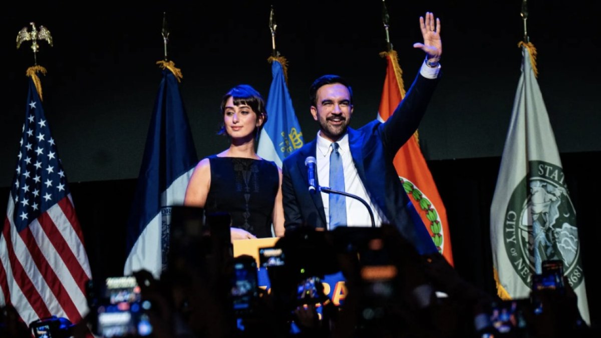 Zohran Mamdani tras confirmarse su victoria el pasado martes.