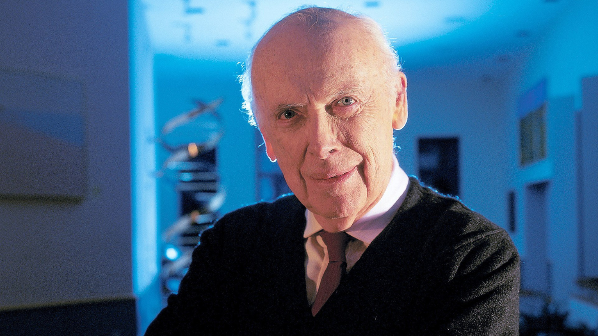 James Watson, codescubridor de la estructura del ADN, durante una de sus apariciones públicas en el Cold Spring Harbor Laboratory.