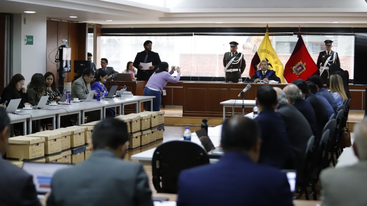 Una de las diligencias del caso Sinohydro en la Corte Nacional de Justicia.