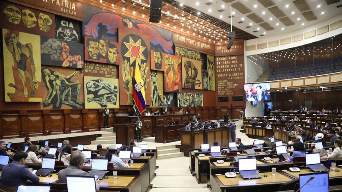 La actual Asamblea Nacional está compuesta por 151 legisladores; el presidente Daniel Noboa propuso que se reduzca a 73.