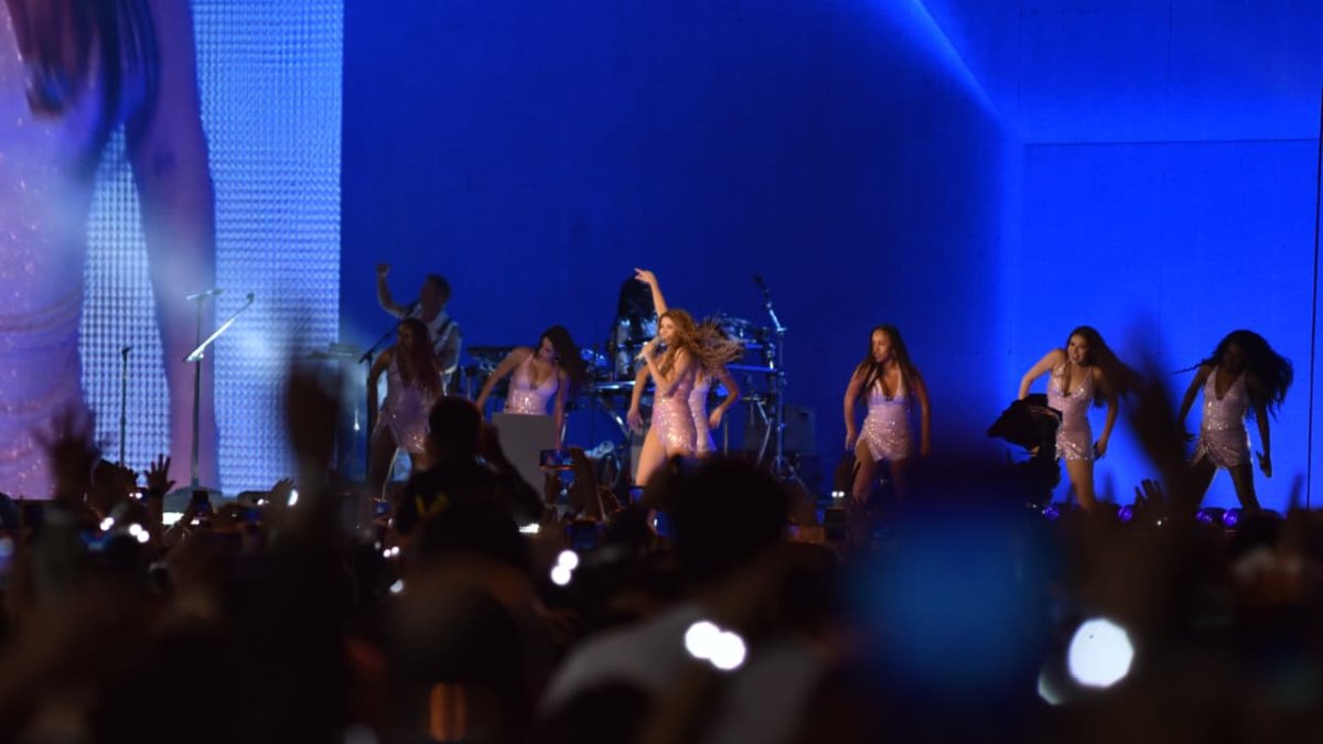 Shakira pueso a vibrar a Quito con tres conciertos en el Olímpico Atahualpa.