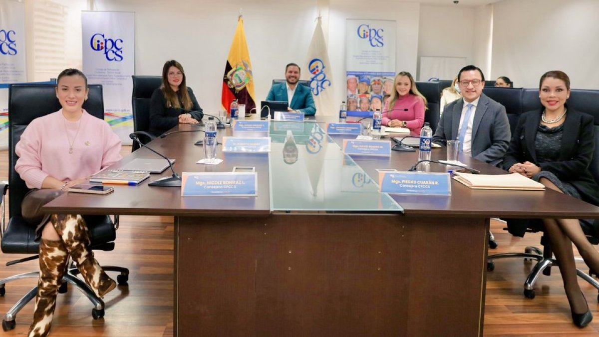 El Pleno del CPCCS es presidido por Andrés Fantoni.