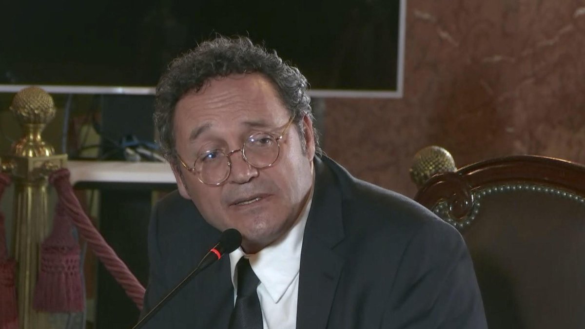 El fiscal general del Estado, Álvaro García Ortiz, durante su declaración ante el Tribunal Supremo (TS), este 12 de noviembre de 2025.