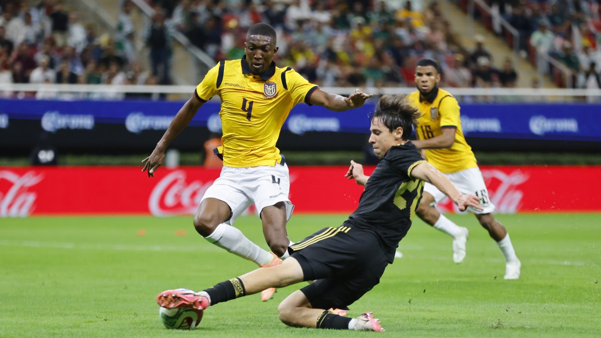 Joel Ordóñez, defensor de la selección ecuatoriana de fútbol.